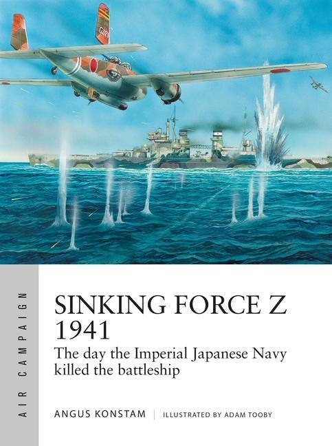 Carte Sinking Force Z 1941 