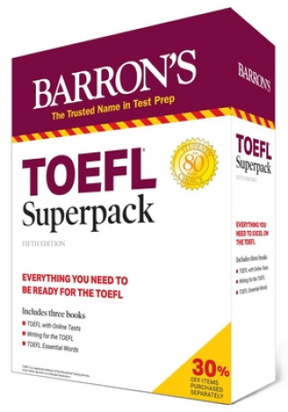 Könyv TOEFL Superpack: 3 Books + Practice Tests + Audio Online Stephen J. Matthiesen
