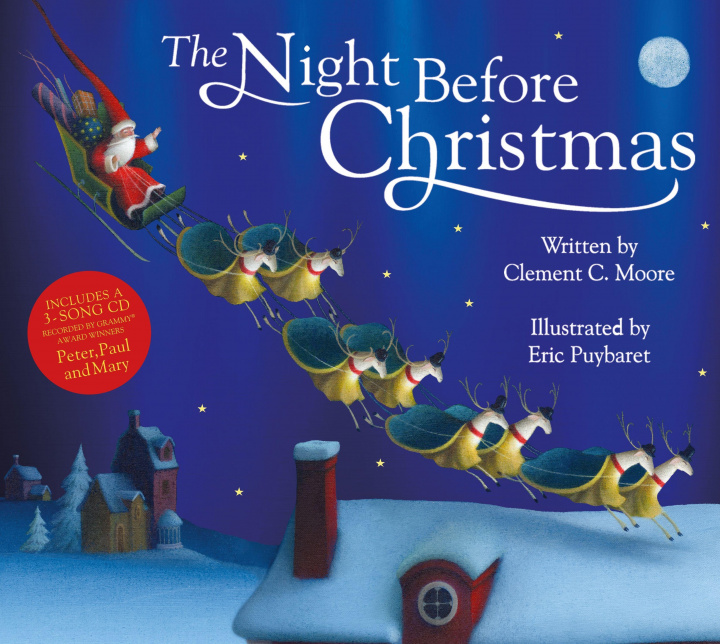 Carte Night Before Christmas Clement C. Moore