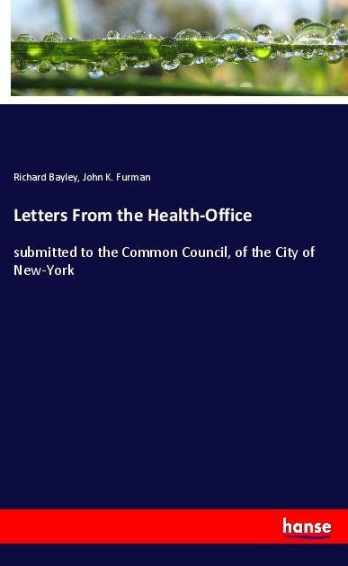 Kniha Letters From the Health-Office John K. Furman