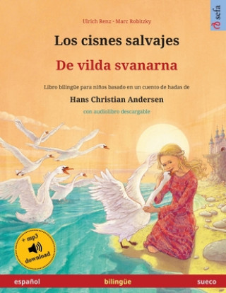 Carte cisnes salvajes - De vilda svanarna (espanol - sueco) 
