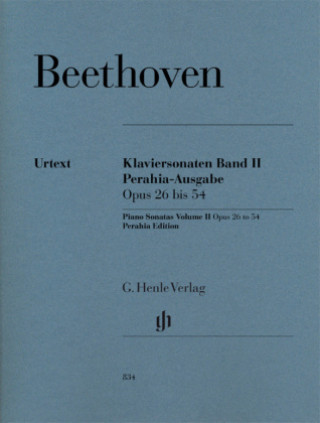 Carte Beethoven, Ludwig van - Klaviersonaten, Band II, op. 26-54, Perahia-Ausgabe Norbert Gertsch