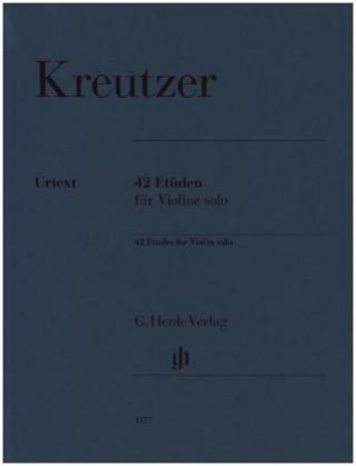 Könyv 42 Etüden für Violine solo Norbert Gertsch