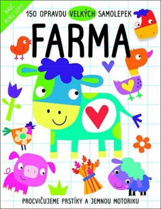 Kniha Farma 150 opravdu velkých samolepek 