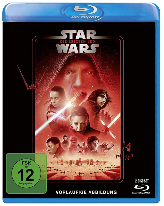 Видео Star Wars: Die letzten Jedi, 2 Blu-ray (Line Look 2020) Rian Johnson