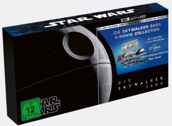 Video Star Wars 1 - 9 - Die Skywalker Saga 4K, 9 UHD-Blu-ray + 18 Blu-ray J. J. Abrams