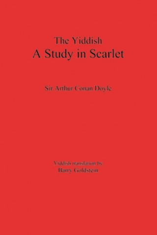 Kniha Yiddish Study in Scarlet 