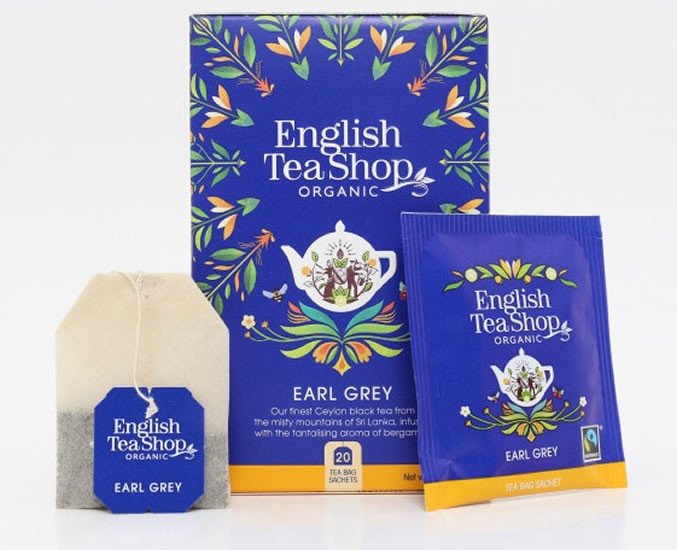Książka English Tea Shop Čaj Earl Grey, 20 sáčků 