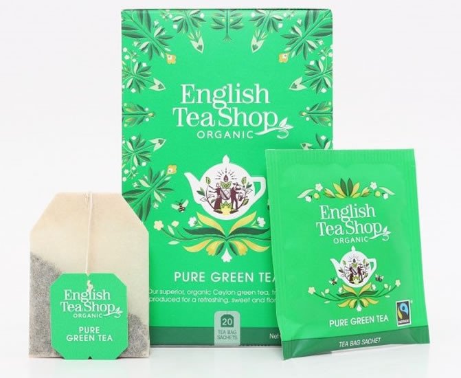 Kniha English Tea Shop Čaj Zelený, 20 sáčků 