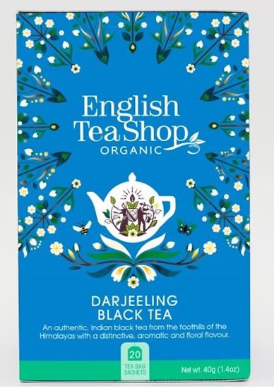 Book English Tea Shop Čaj Darjeeling černý, 20 sáčků 