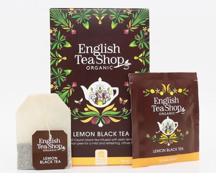 Kniha English Tea Shop Čaj Citron s černým čajem, 20 sáčků 