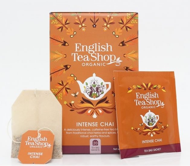 Książka English Tea Shop Čaj Chai Tea Intenzivní čený bio, 20 sáčků 