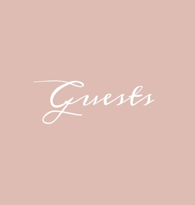Carte Guests Hardcover Guest Book 