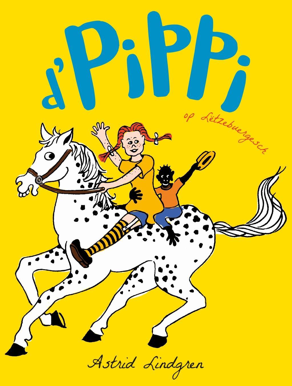 Kniha D'Pippi op Lëtzebuergesch Melissa Monnet-Westerlund