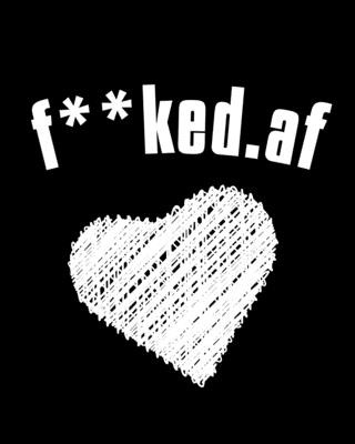 Carte F**ked.af Violette Flowers