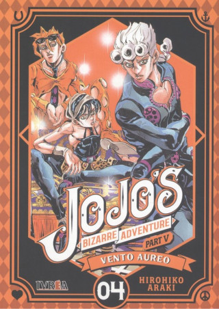 Hanganyagok Jojo's Bizzarre Adventure Parte 5: Vento Aureo 4 HIROHITO ARAKI