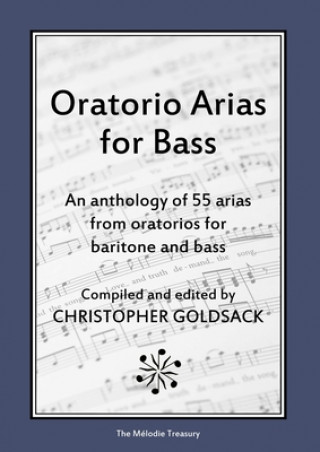 Kniha Oratorio Arias for Bass 