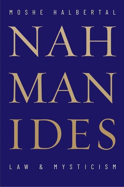 Knjiga Nahmanides Moshe Halbertal