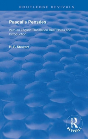 Book Pascal's Pensees Blaise Pascal