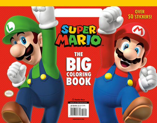 Książka Super Mario: The Big Coloring Book (Nintendo) Random House