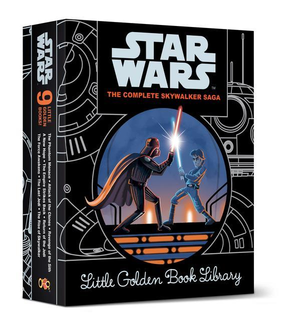 Knjiga The Complete Skywalker Saga: Little Golden Book Library (Star Wars) Golden Books
