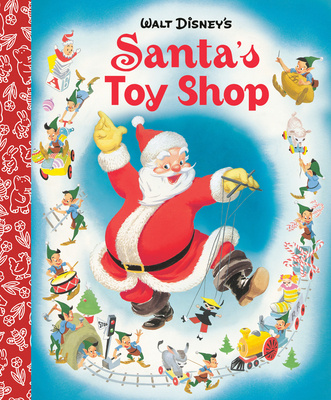 Carte Santa's Toy Shop Little Golden Board Book (Disney Classic) Golden Books