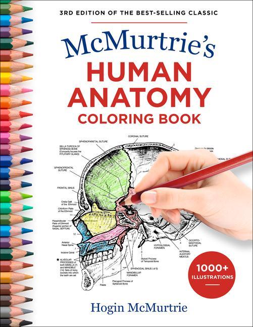 Книга McMurtrie's Human Anatomy Coloring Book 