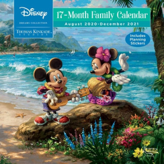 Calendar / Agendă Disney Dreams Collection - 17-Month Family Calendar 2020-2021 Thomas Kinkade