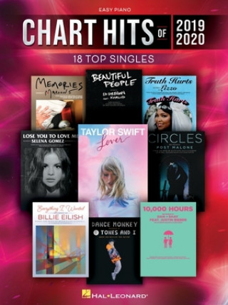 Carte Chart Hits of 2019-2020: 18 Top Singles Arranged for Easy Piano with Lyrics 