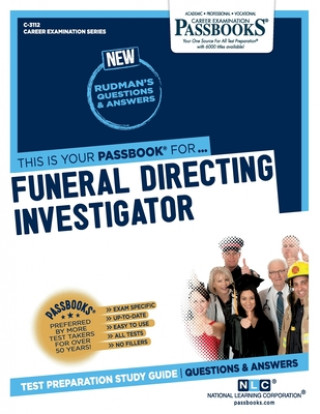 Kniha Funeral Directing Investigator (C-3112): Passbooks Study Guide 