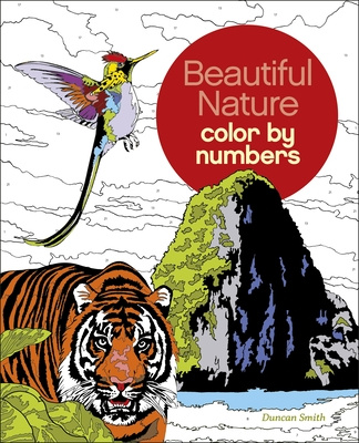 Книга Beautiful Nature Color by Numbers 