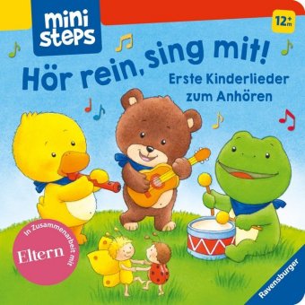 Book ministeps: Hör rein, sing mit! Erste Kinderlieder zum Anhören. Volksgut