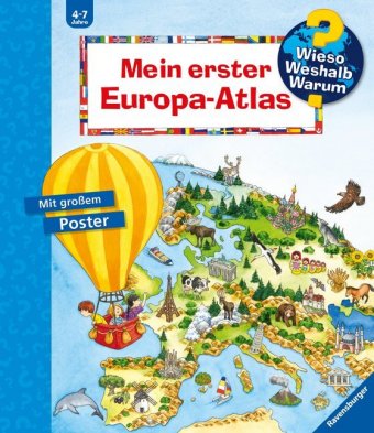 Carte Wieso? Weshalb? Warum?: Mein erster Europa-Atlas Andrea Erne