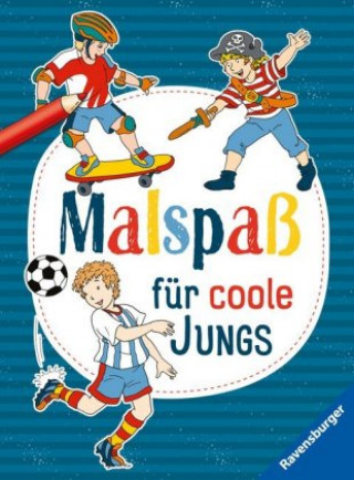 Kniha Malspaß für coole Jungs ab 4 Jahren Roger De Klerk