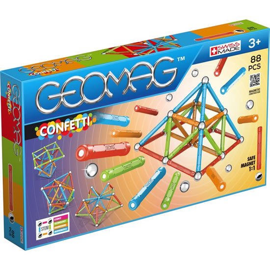 Hra/Hračka Geomag Confetti 88 dílků 