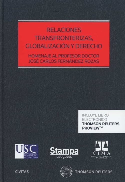 Book Relaciones transfronterizas, globalización y derecho (Papel + e-book) SANTIAGO ALVAREZ