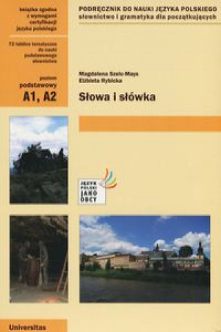 Книга Słowa i słówka poziom podstawowy A1, A2 Szelc-Mays Magdalena