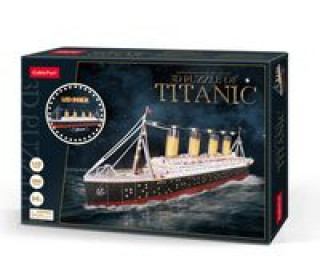 Hra/Hračka Puzzle 3D LED Titanic 