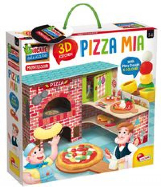 Könyv Montessori Moja Pizza 3D z modeliną 