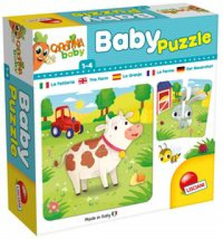 Joc / Jucărie Carotina Baby Puzzle Farma 