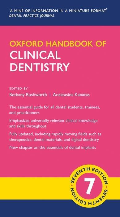 Knjiga Oxford Handbook of Clinical Dentistry 