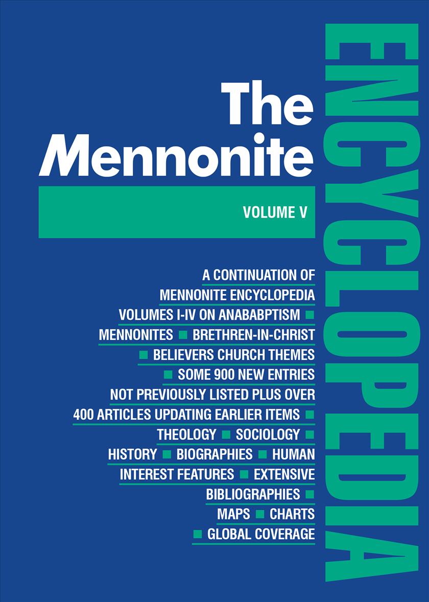 Carte Mennonite Encyclopedia Dennis D Martin