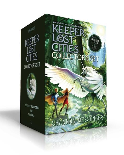 Book Keeper of the Lost Cities Collector's Set (Includes a Sticker Sheet of Family Crests) (Boxed Set): Keeper of the Lost Cities; Exile; Everblaze 