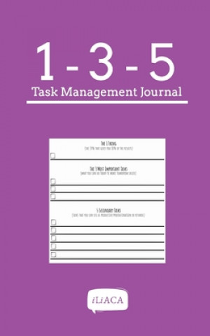 Kniha 135 Task Management Journal 