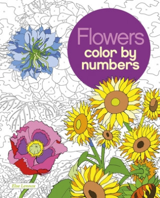 Kniha Flowers Color by Numbers 