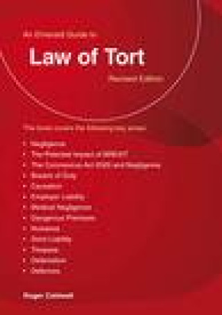 Könyv Emerald Guide To Law Of Tort Roger Caldwell