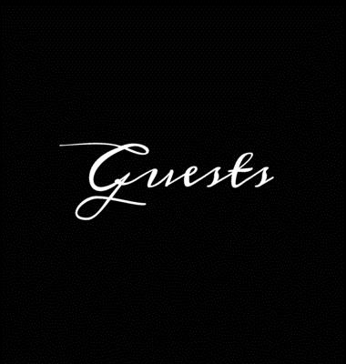 Könyv Guests Black Hardcover Guest Book Blank No Lines 64 Pages Keepsake Memory Book Sign In Registry for Visitors Comments Wedding Birthday Anniversary Chr 