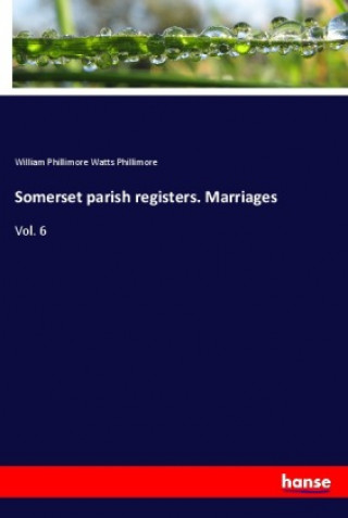 Boek Somerset parish registers. Marriages 