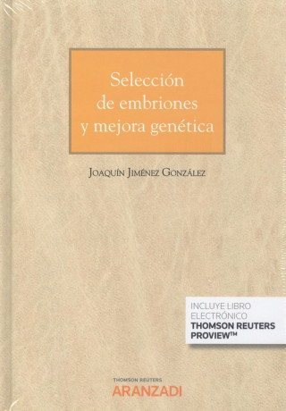 Книга SELECCION DE EMBRIONES Y MEJORA GENETICA JOAQUIN JIMENEZ GONZALEZ