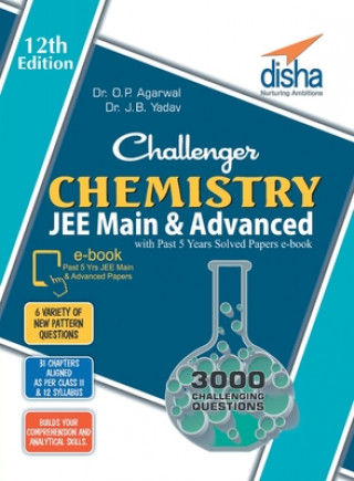 Könyv Challenger Chemistry for JEE Main & Advanced with past 5 years Solved Papers ebook (12th edition) Yadav J. B.